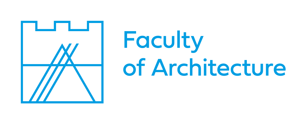 asymetryczne logo Wydziału Architektury do stosowania wraz z logo Politechniki Krakowskiej